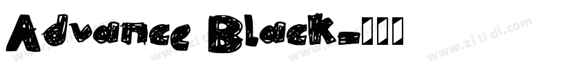 Advance Black字体转换 Advance Black字体转换